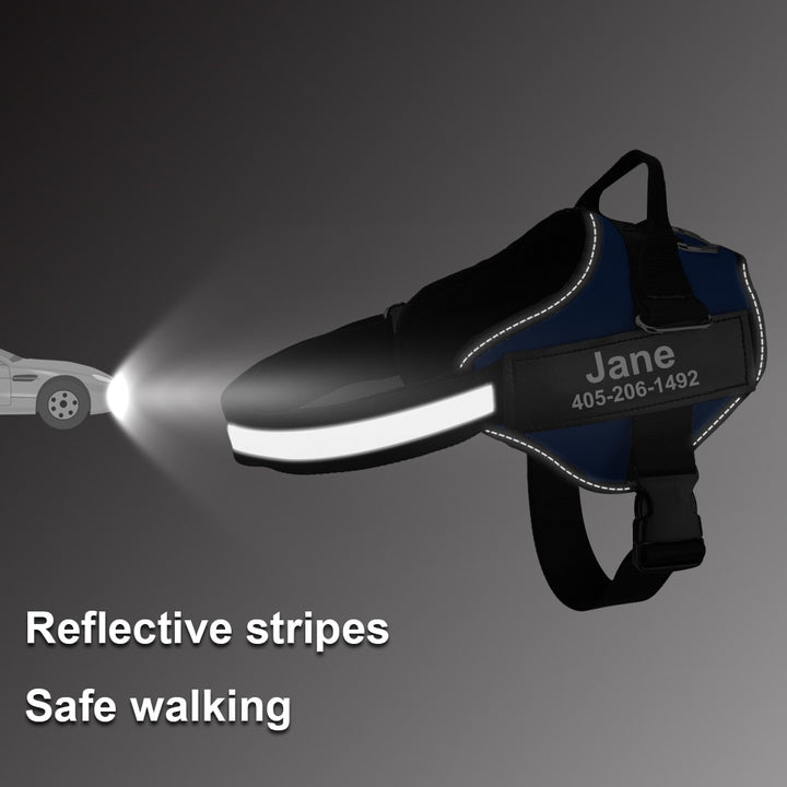 Reflective Dog Harness (Not Customizable)