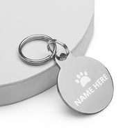 Engraved ID Tag - Paw Print