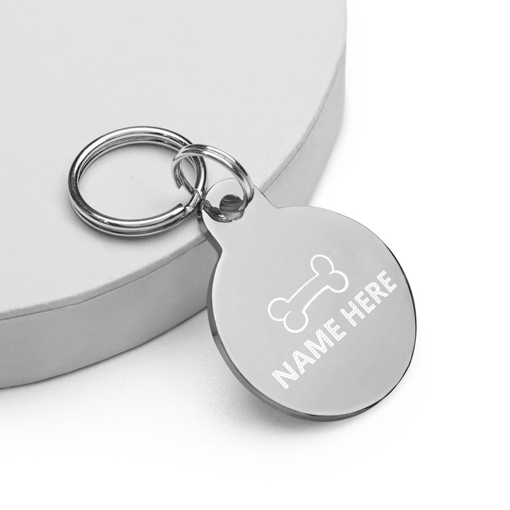 Engraved ID Tag - Dog Bone